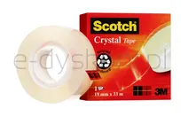 Taśma Biurowa Scotch® Crystal Clear (600), Transparentna, 19Mm, 33M, W Pudełku - 2