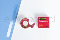 Scotch Taśma Biurowa Crystal Clear (600), Transparentna, 19Mm, 33M, W Pudełku - 7
