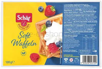 Soft waffeln- gofry BEZGL. 100 g