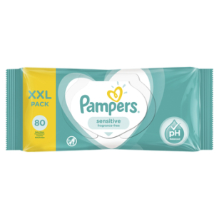 Pampers Chusteczki Pielegnacyjne Sensitive 80 Szt