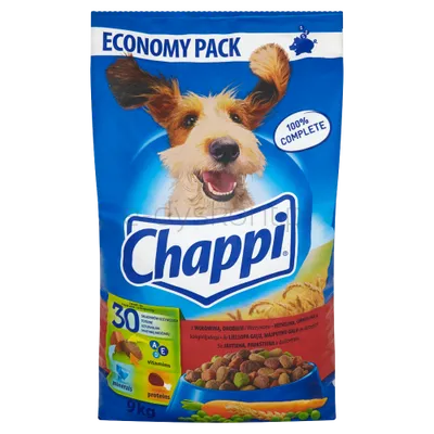 Chappi Karma Dla Psów Sucha Wołowina,Drób 9Kg