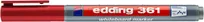Edding Marker Do Tablic E-361 1Mm, Czerwony  - 2