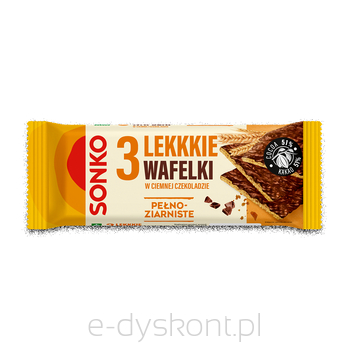 Sonko 3 Lekkkie Wafelki Pełnoziarniste W Czekoladzie 36 G.