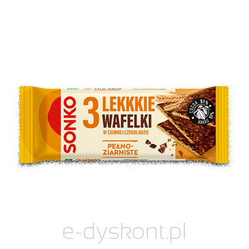 Sonko 3 Lekkkie Wafelki Pełnoziarniste W Czekoladzie 36 G.