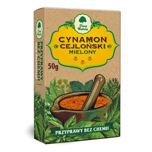 Cynamon Cejloński Mielony 50 G - Dary Natury [BIO]