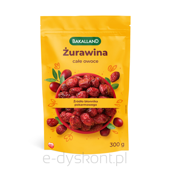 Bakalland Żurawina Całe Owoce 300G 