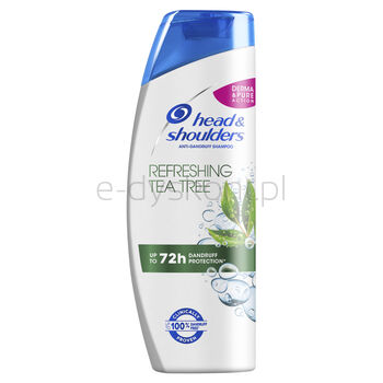 Head & Shoulders Szampon Przeciwłupieżowy Refreshing Tea Tree 400Ml