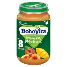 Bobovita Deserek Brzoskwinie, jabłka i mango po 8 miesiącu 190g