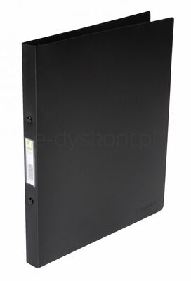 Q-Connect Segregator ringowy PP, A4/4R/16mm, transparenty czarny