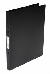 Q-Connect Segregator ringowy PP, A4/4R/16mm, transparenty czarny
