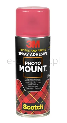 Klej W Sprayu 3M Photomount, Do Papieru Fotograficznego, 400 Ml