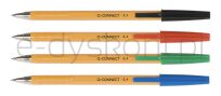 Q-Connect Długopis Z Wymiennym Wkładem 0,4Mm (Linia), Czarny - 2