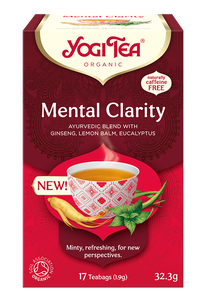 Herbatka Ajurwedyjska Jasność Umysłu (Mental Clarity) Bio (17 X 1,9 G) 32,3 G - Yogi Tea [BIO]