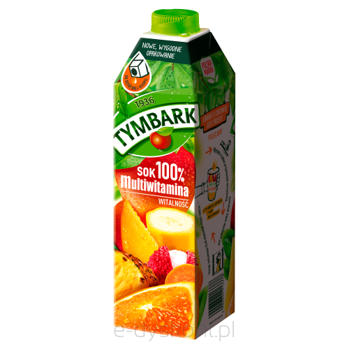 Tymbark Multiwitamina Sok 100% 1 L