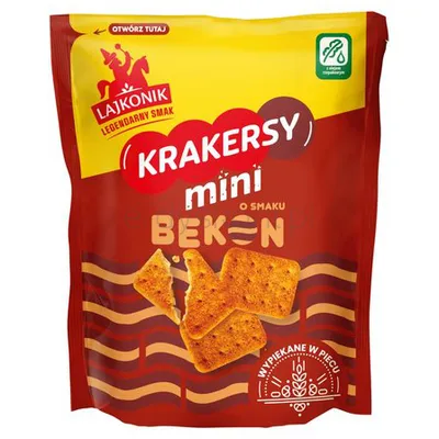 Lajkonik Mini Krakersy Bekon 100g