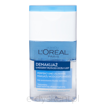 L'Oreal Paris Demakijaż Łagodny Płyn Do Oczu I Ust 125 Ml