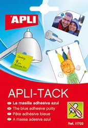 Apli Apli-Tack Masa mocująca w bloku, 57g, niebieska