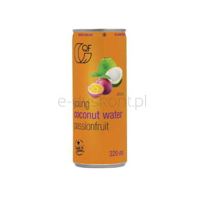 Quality Food Woda kokosowa z sokiem z marakui 320ml SK