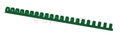 Office Products Grzbiety Do Bindowania  A4 14mm (125 kartek), 100 szt., zielone