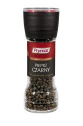 Prymat Pieprz czarny ziarnisty, młynek, 47g