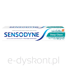 Sensodyne Deep Clean Pasta Do Nadwrażliwych Zębów Z Fluorem Wzmacniająca I Utwardzająca Szkliwo, 75 Ml