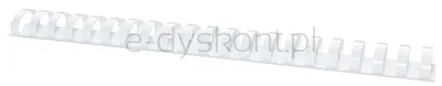Grzbiety do bindowania OFFICE PRODUCTS, A4, 32mm (300 kartek), 50 szt., biały