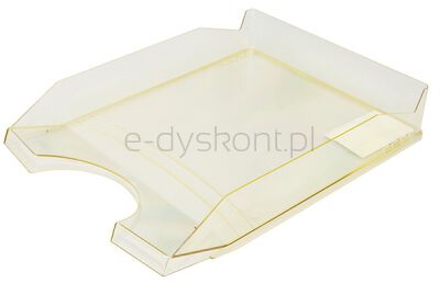 Office Products Szufladka Na Biurko Polistyren/Pp, A4, Transparentna Żółta