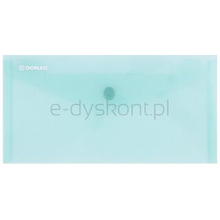Donau Teczka kopertowa zatrzask, PP, DL, 180mikr., zielona