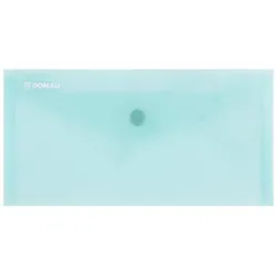 Donau Teczka kopertowa zatrzask, PP, DL, 180mikr., zielona