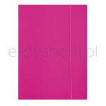 Office Products Teczka Z Gumką, Fluo Soft Touch, Karton/Lakier, A4, 320Gsm, 3-Skrz., Mix Kolorów - 3