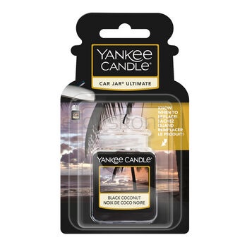 Yankee Odświeżacz Do Auta Candle Car Jar Ultimate Black Coconut