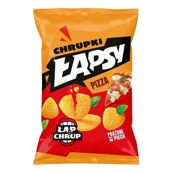 ŁAPSY Chrupki kukurydziane o smaku pizzy 150 g