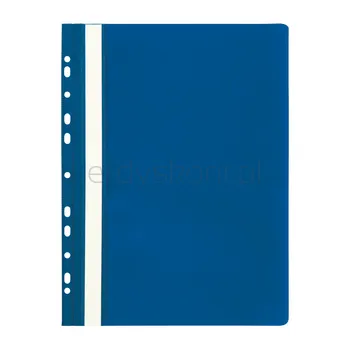 Skoroszyt A4 z europerforacją PP niebieski 10 sztuk