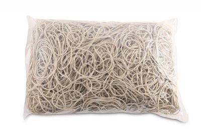 Office Products Gumki Recepturki średnica 60mm, 1,5x1,5mm, 60% kauczuku, 1000g, zgrzewka, białe