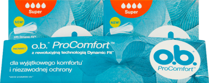 Ob Procomfort Super Tampony 8 X 8 Sztuk 