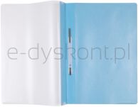 Office Products Skoroszyt, Pp, A4, Miękki, 100/170Mikr., Wpinany, Jasnoniebieski  - 2