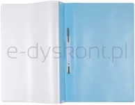 Office Products Skoroszyt, Pp, A4, Miękki, 100/170Mikr., Wpinany, Jasnoniebieski  - 2