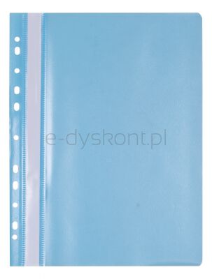 Office Products Skoroszyt, Pp, A4, Miękki, 100/170Mikr., Wpinany, Jasnoniebieski 