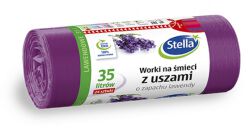 Stella Worki na śmieci z uszami zapach lawendy, 35 l, 24 szt., lawendowy