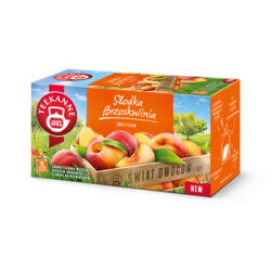Teekanne Herbata World of Fruits, Słodka Brzoskwinia, 20 kopert