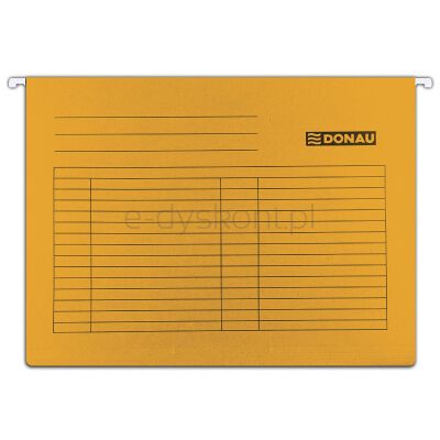 Donau Teczka zawieszkowa A4, 230gsm, pomarańczowa