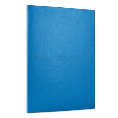 Office Products Teczka z rzepem PP A4/1,5cm, 3-skrz., niebieska