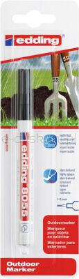 Edding Marker odporny na warunki atmosferyczne e-8055 1-2 mm, blister, czarny [BIURO]