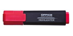 Office Products Zakreślacz Fluorescencyjny, 1-5Mm (Linia), Czerwony 