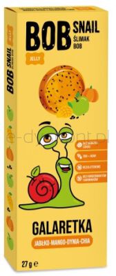Bob Snail Przekąska Galaretka Jabłko Mango Dynia Chia 27G