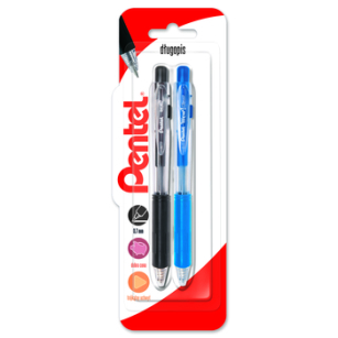 Pentel Długopis BK437- czarny i niebieski