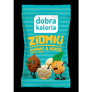 dobra kaloria Kulki Ziomki ananas & kokos 24 g