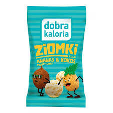 dobra kaloria Kulki Ziomki ananas & kokos 24 g