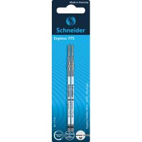 Schneider Wkład do długopisu 775, M, 2szt., blister, czarny [BIURO]