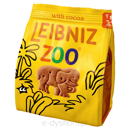 Leibniz Herbatniki Zoo Kakao 100G